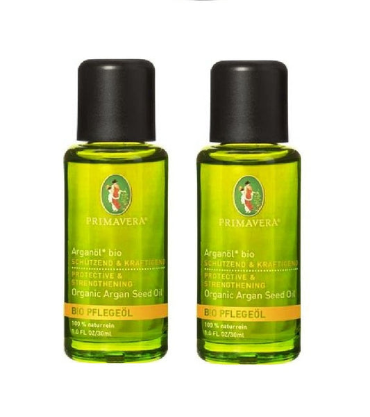 2xPack PRIMAVERA Organic Argan Oil - 60 ml